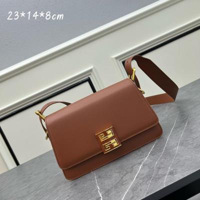 wholesale quality givenchy 4g crossbody brown